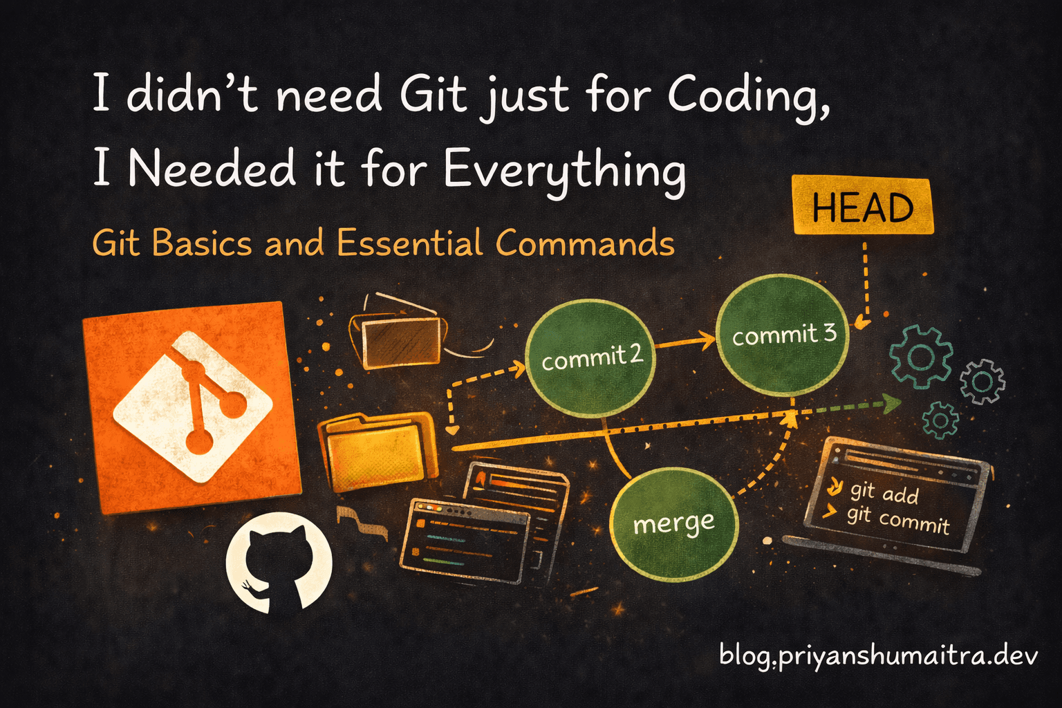 I didn't need Git just for Coding, I Needed it for Everything